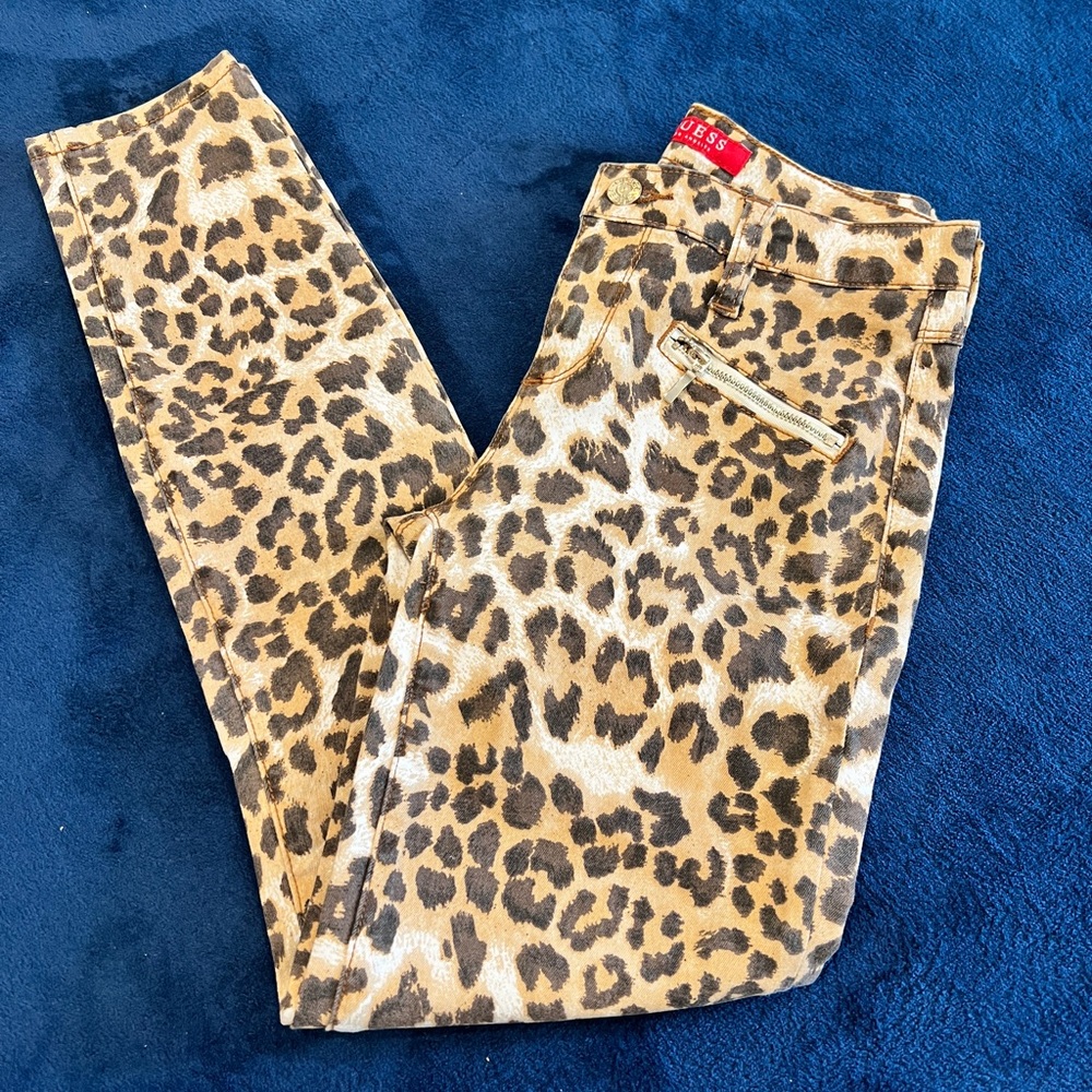 Guess Leopard Skinny Jeans